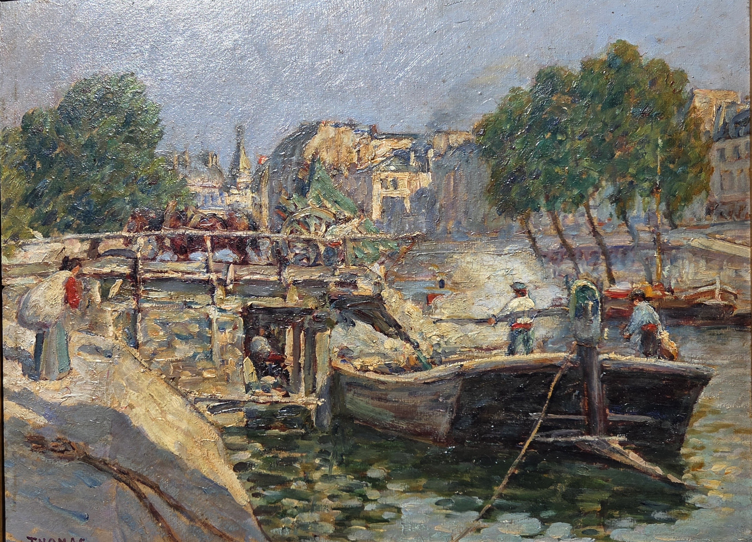 Paysage postimpressionniste par Paul Thomas expertisé et estimé par Maison Lietot